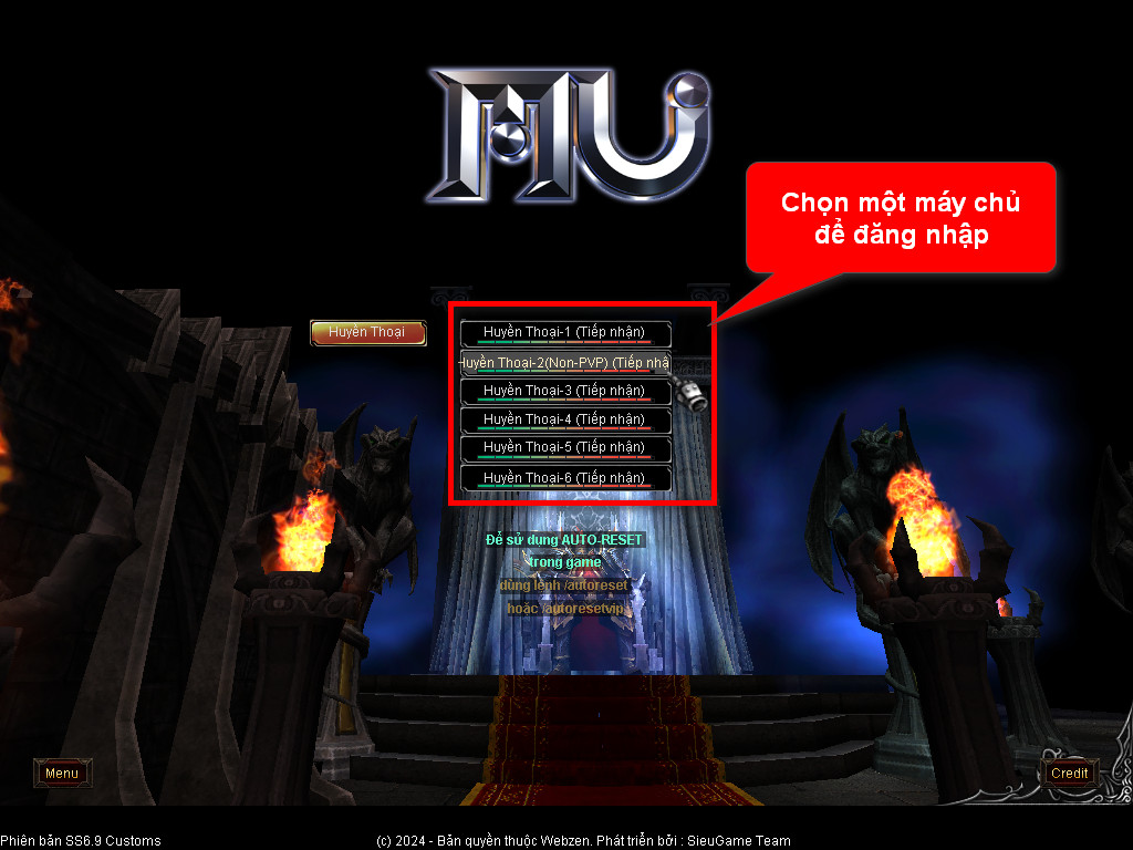 Chức năng chính của Game MU Thần Bí