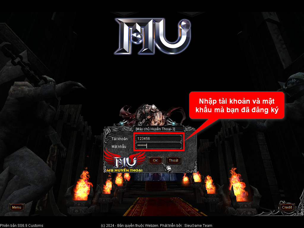 Chức năng chính của Game MU Thần Bí